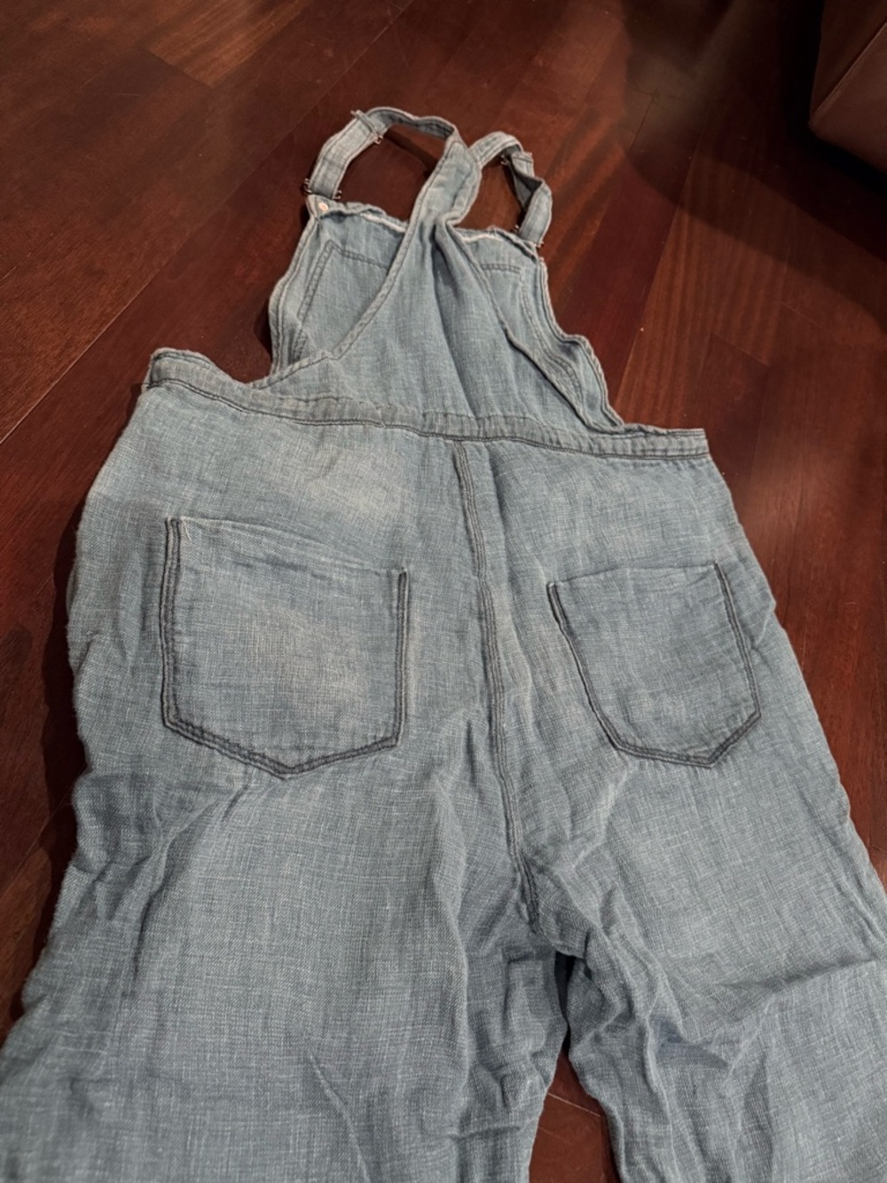 Free People Blue Cotton Overalls Jumpsuit Romper Jeans Denim We The Free - Picture 5 of 8
